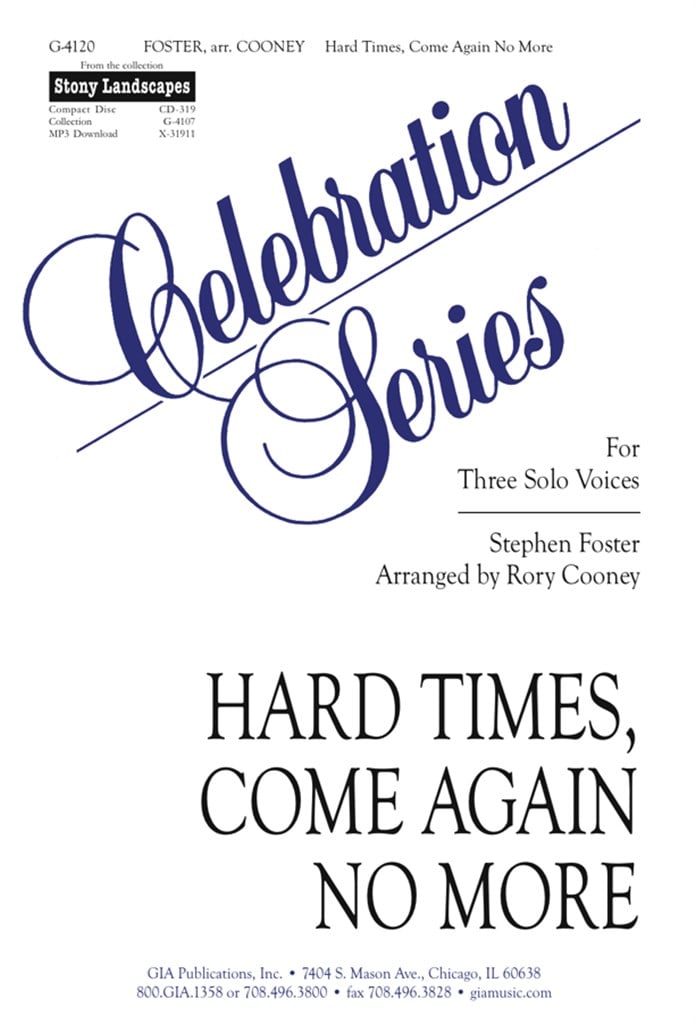 Hard Times, Come Again No More